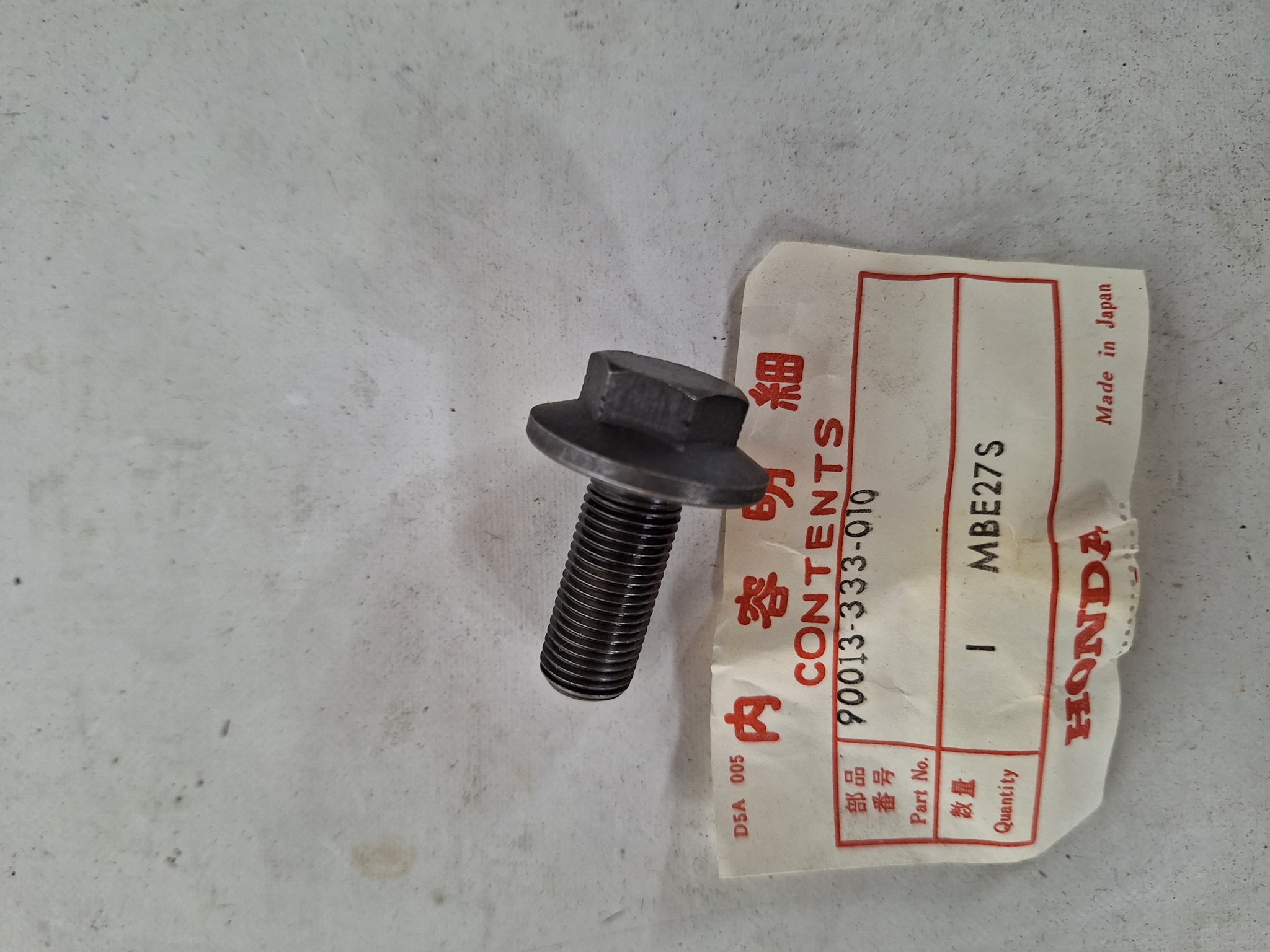 Picture of OELABLASSCHRAUBE    90013-333-010  CB 350 Four